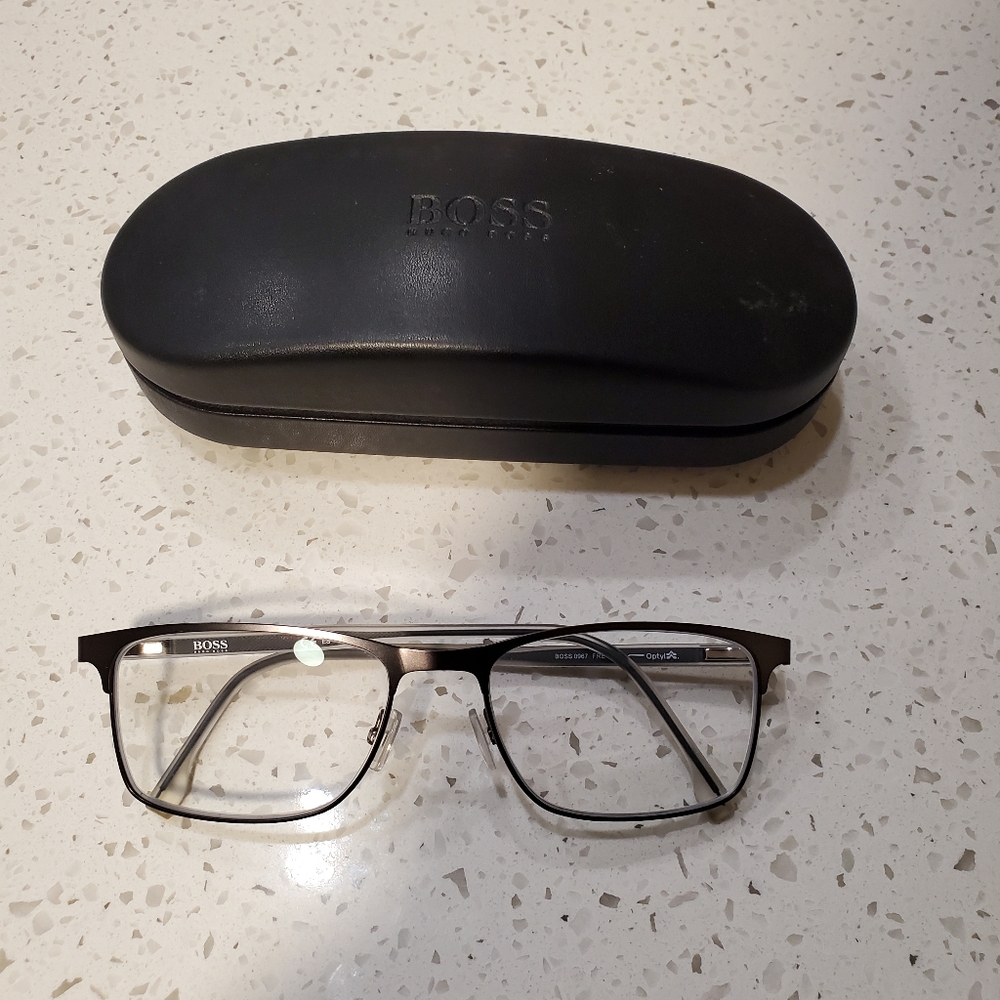 Hugo Boss prescription glasses # 0967 FRE 145 Metal Frames